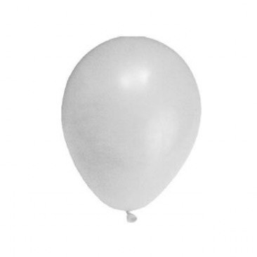 Nafukovací balonky bílé M 10ks/53100 | Dekorace - Párty